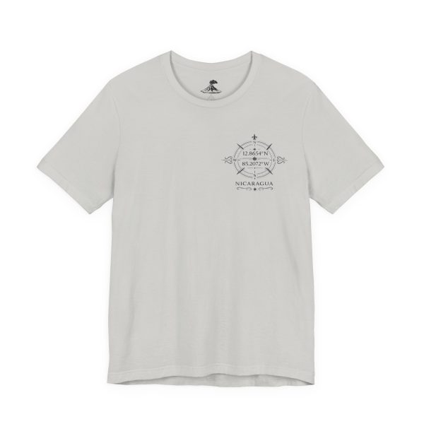 12125621787935842418_2048.jpeg Nicaragua Coordinates Tee — Volcanes y Lagos Back Print