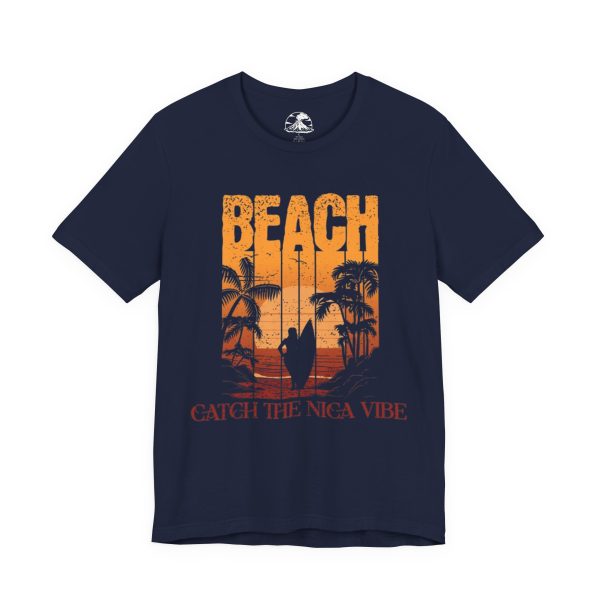 Nica Vibe Tee — 'Catch the Nica Vibe' Short Sleeve T-Shirt