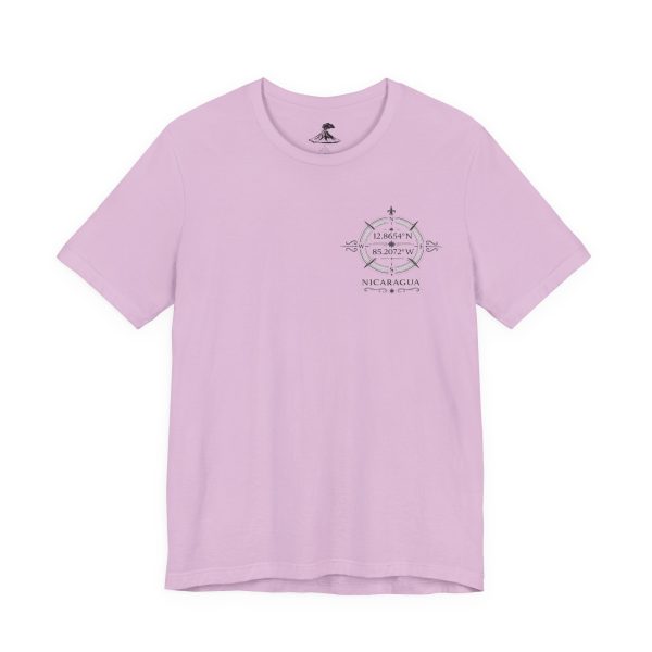 14705684989886987637_2048.jpeg Nicaragua Coordinates Tee — Volcanes y Lagos Back Print