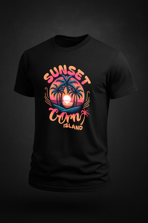 Corn Island Nicaragua Sunset Tee