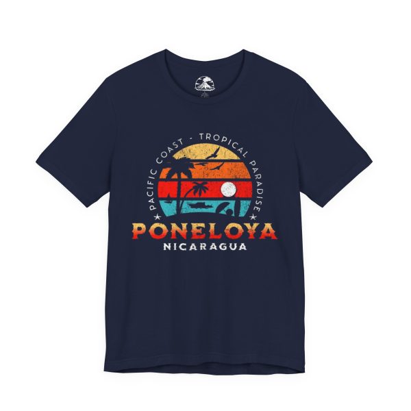 3313438081813181499_2048.jpeg Pacific Coast Poneloya Nicaragua T‑Shirt – Tropical Sunset Beach Tee