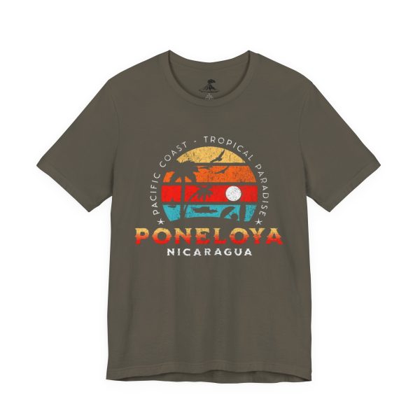 4594034316730124330_2048.jpeg Pacific Coast Poneloya Nicaragua T‑Shirt – Tropical Sunset Beach Tee