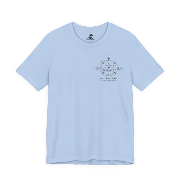 6936648841776218382_2048.jpeg Nicaragua Coordinates Tee — Volcanes y Lagos Back Print