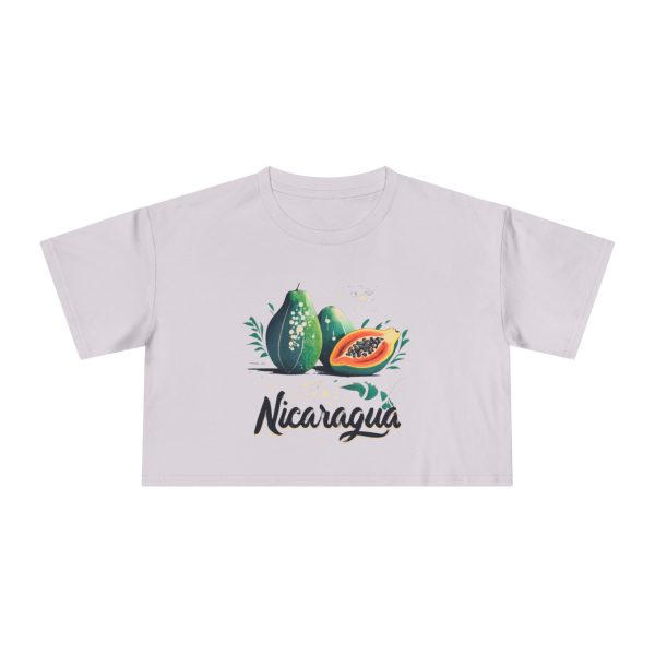 Papaya Crop Tee — Tropical Fruit