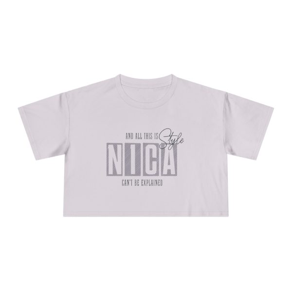 Crop Tee — "NICA" Style Graphic Women's Crop Top