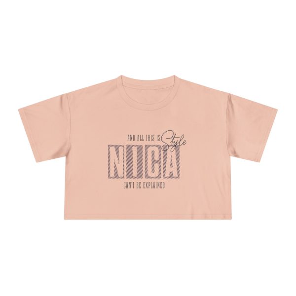 Crop Tee — "NICA" Style Graphic Women's Crop Top