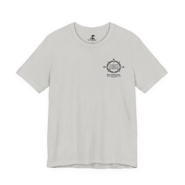 Nicaragua Coordinates Tee — Volcanes y Lagos Back Print
