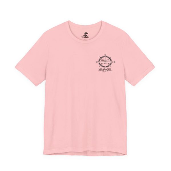 Nicaragua Coordinates Tee — Volcanes y Lagos Back Print